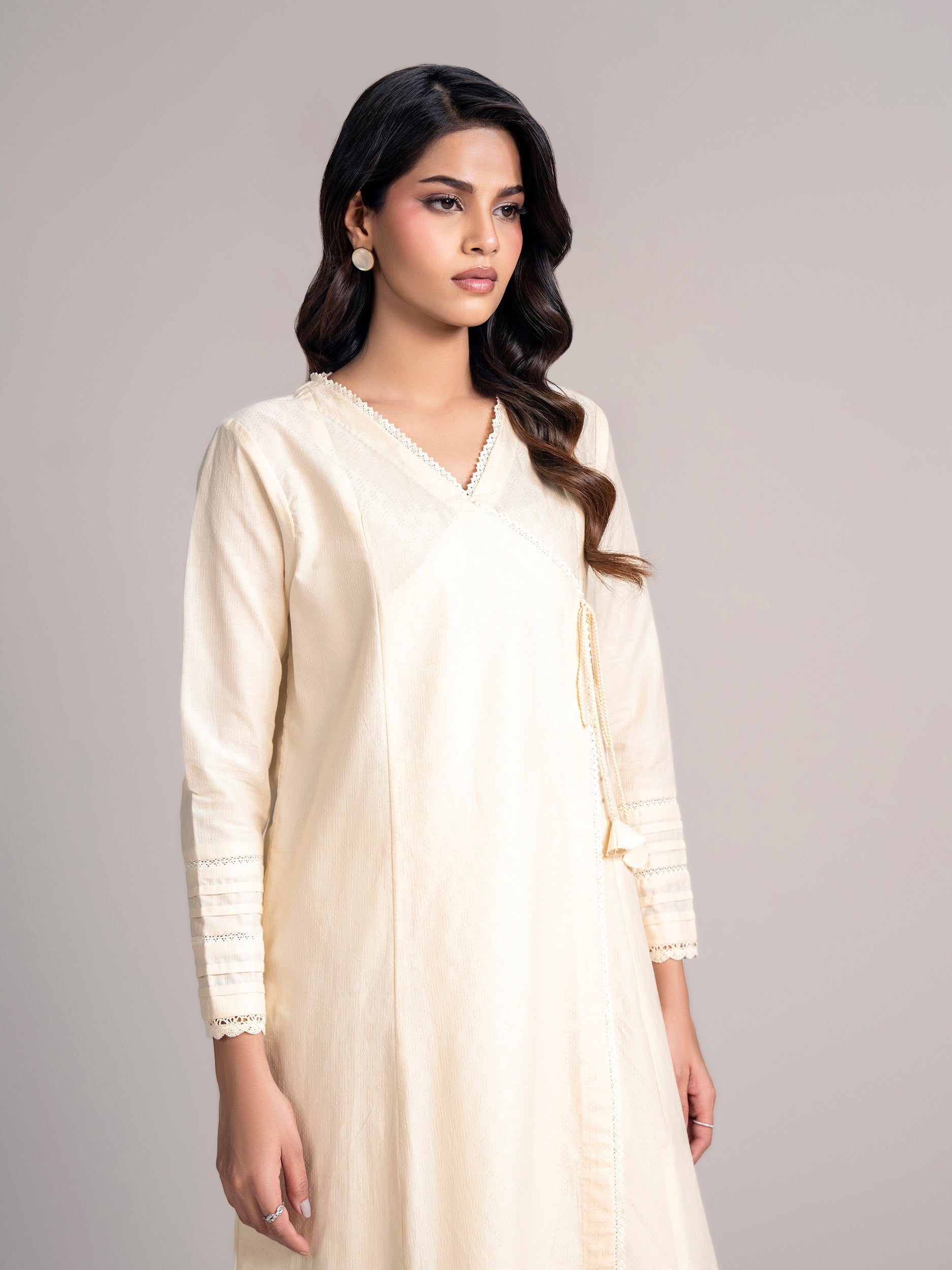2 Piece Self Jacquard Suit (Pret)