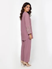 2 Piece Yarn Dyed Suit- Embroidered (Pret)