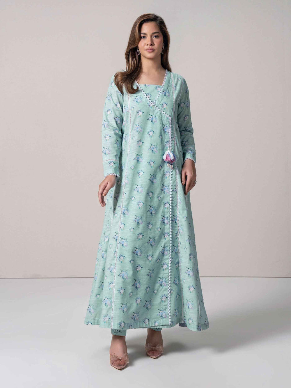 2 Piece Slub Khaddar Shirt (Pret)