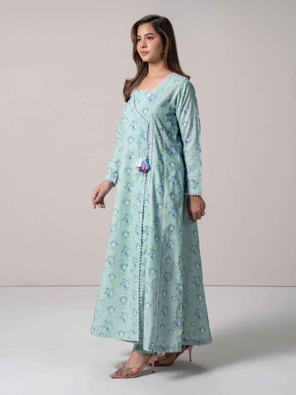2 Piece Slub Khaddar Shirt (Pret)
