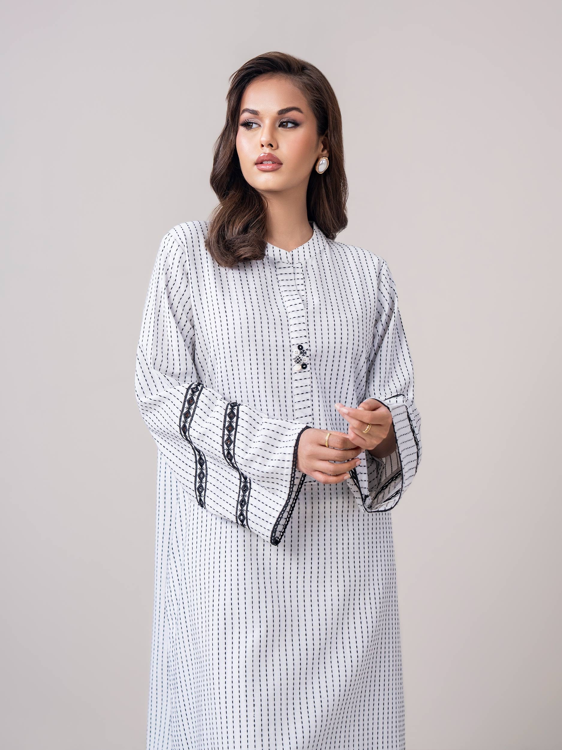 2 Piece Yarn Dyed Suit (Pret)