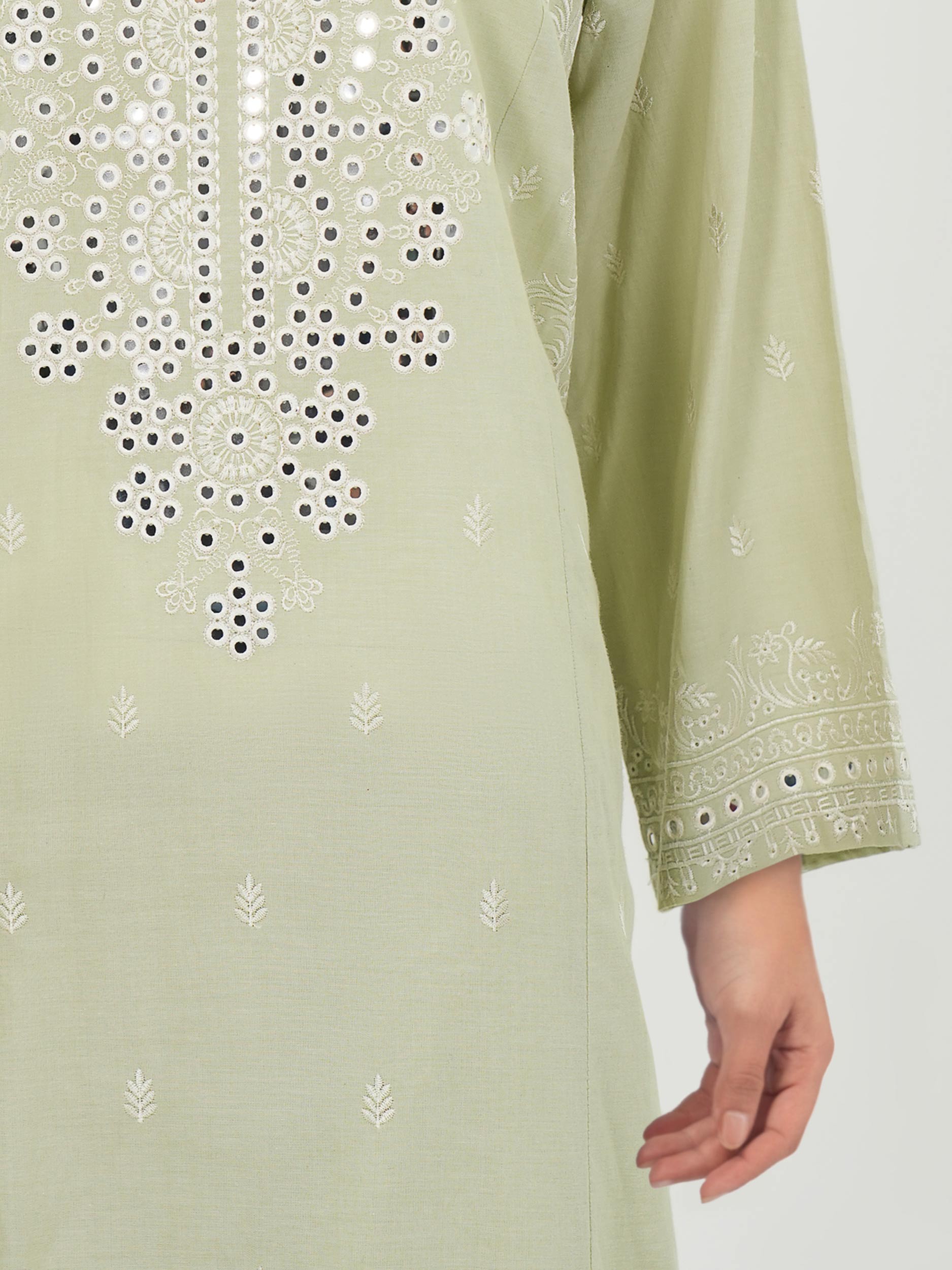 3 Piece Yarn Dyed Suit- Embroidered (Pret)