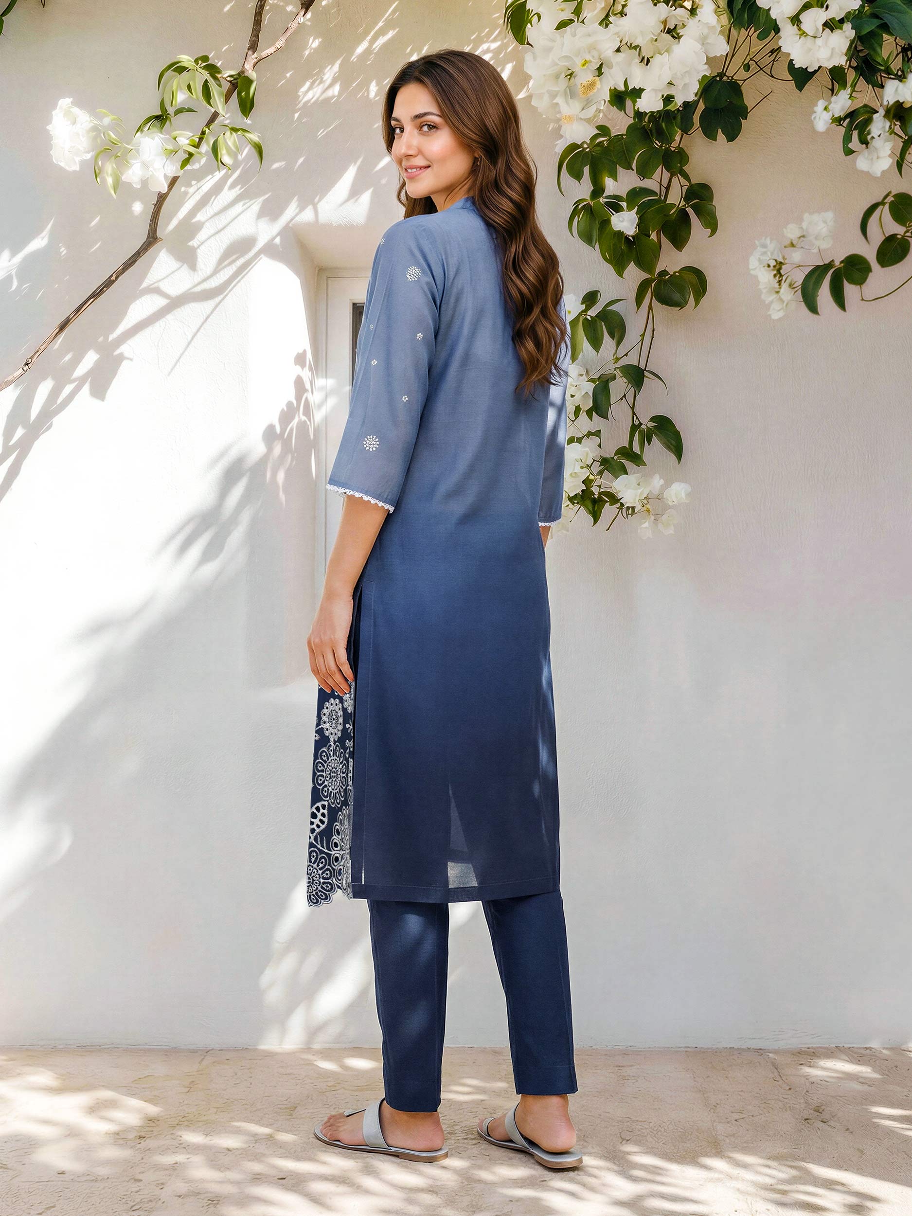 2 Piece Lawn Suit- Embroidered (Pret)