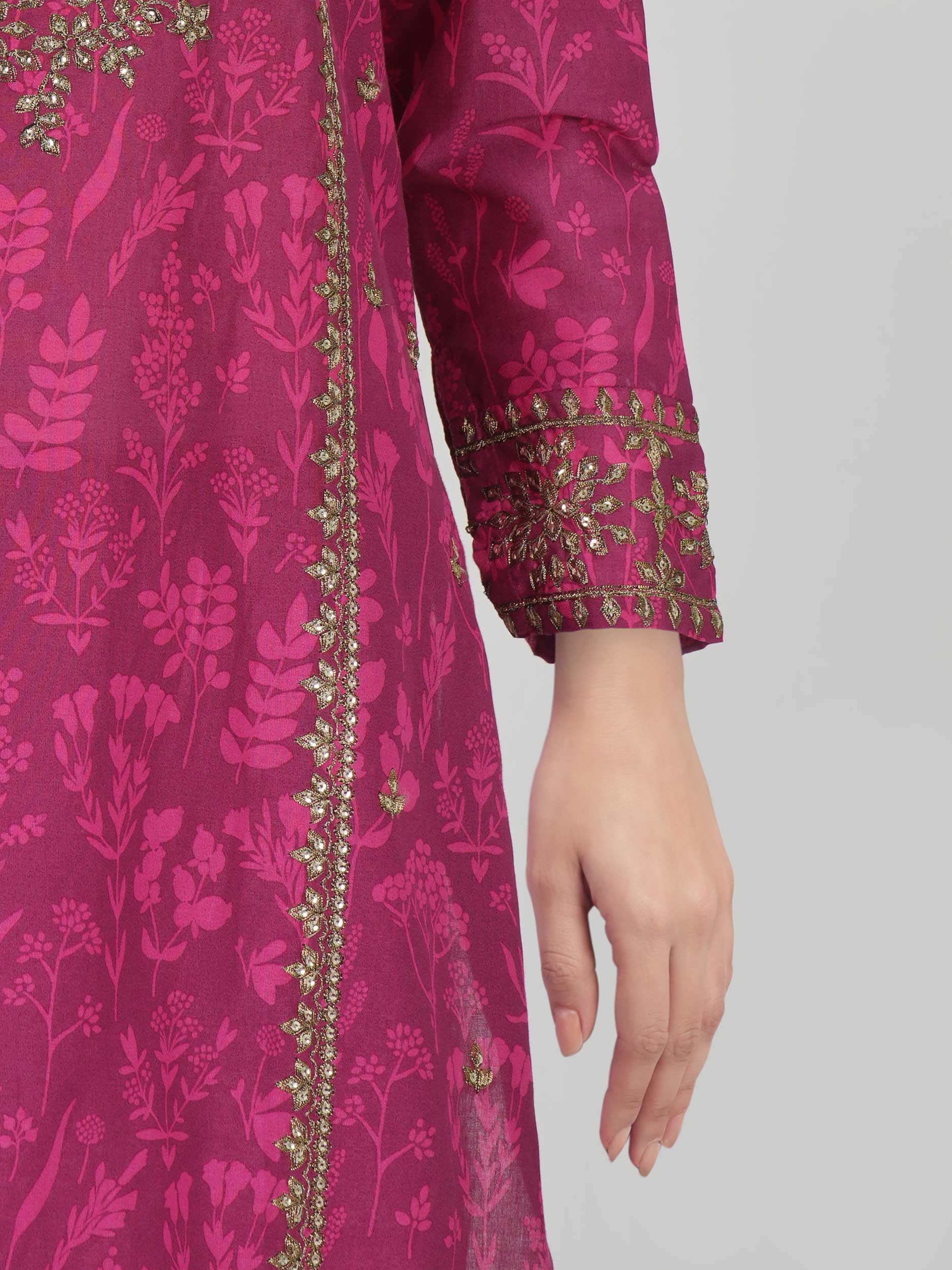 2 Piece Lawn Suit- Embroidered (Pret)