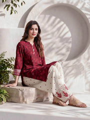 2 Piece Lawn Suit- Embroidered (Pret)