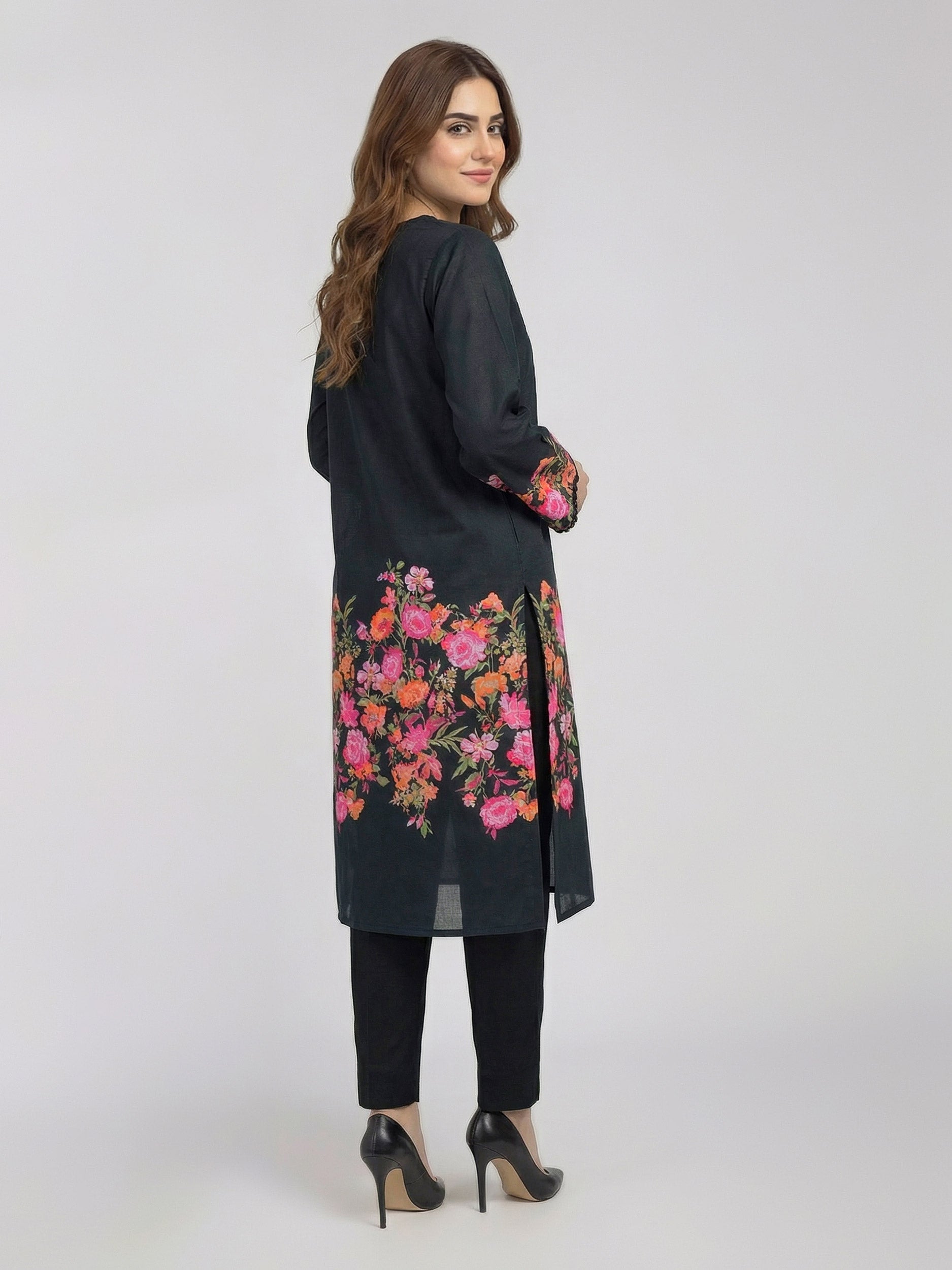 Lawn Shirt-Embroidered (Pret)