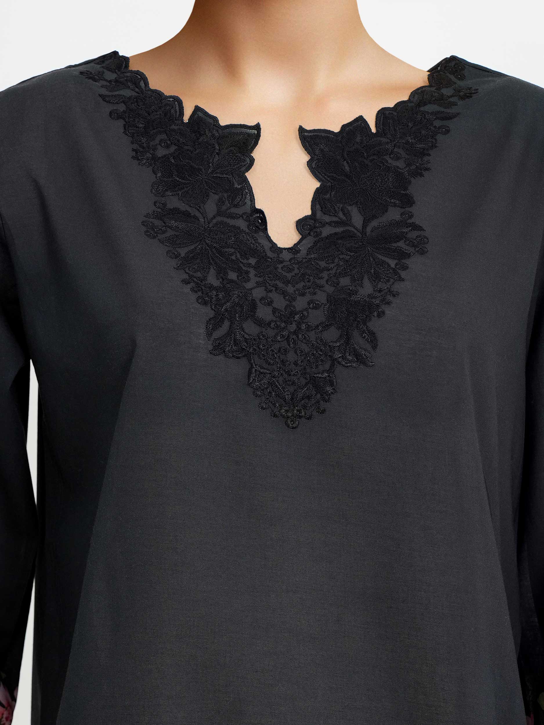 Lawn Shirt-Embroidered (Pret)