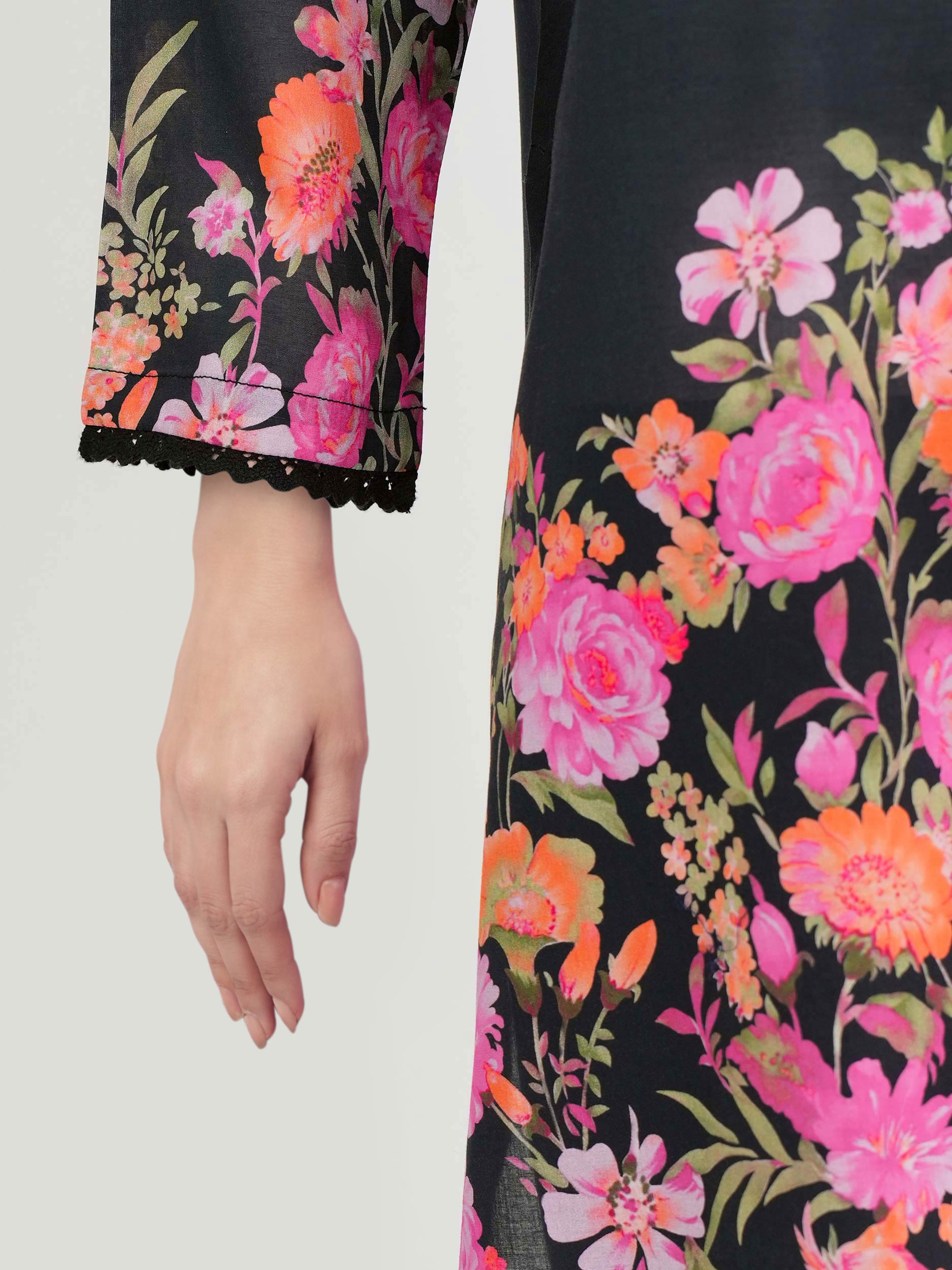 Lawn Shirt-Embroidered (Pret)