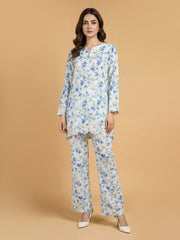 2 Piece Viscose Lawn- Embroidered (Pret)
