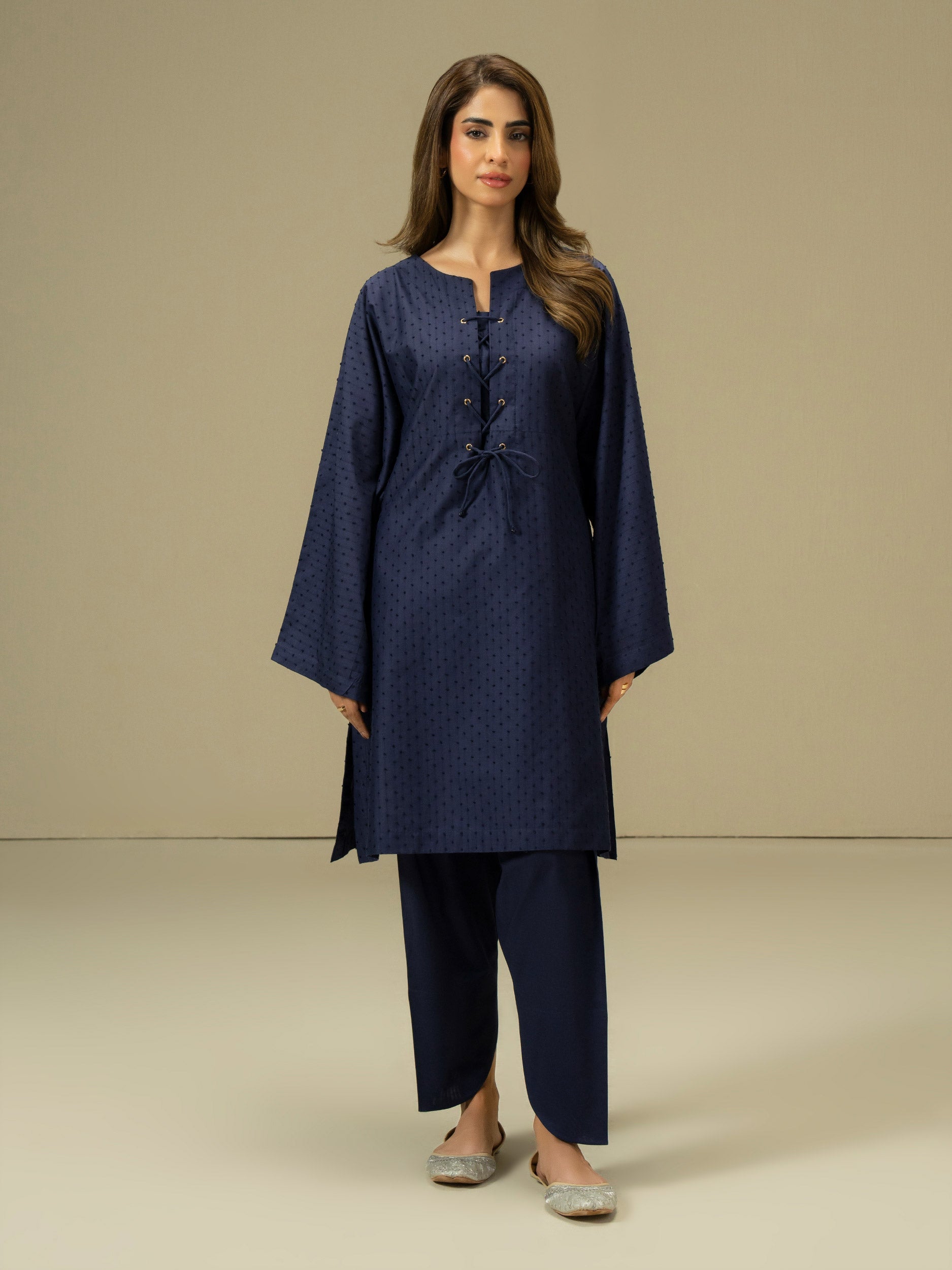 2 Piece Lawn Suit-Dyed (Pret)