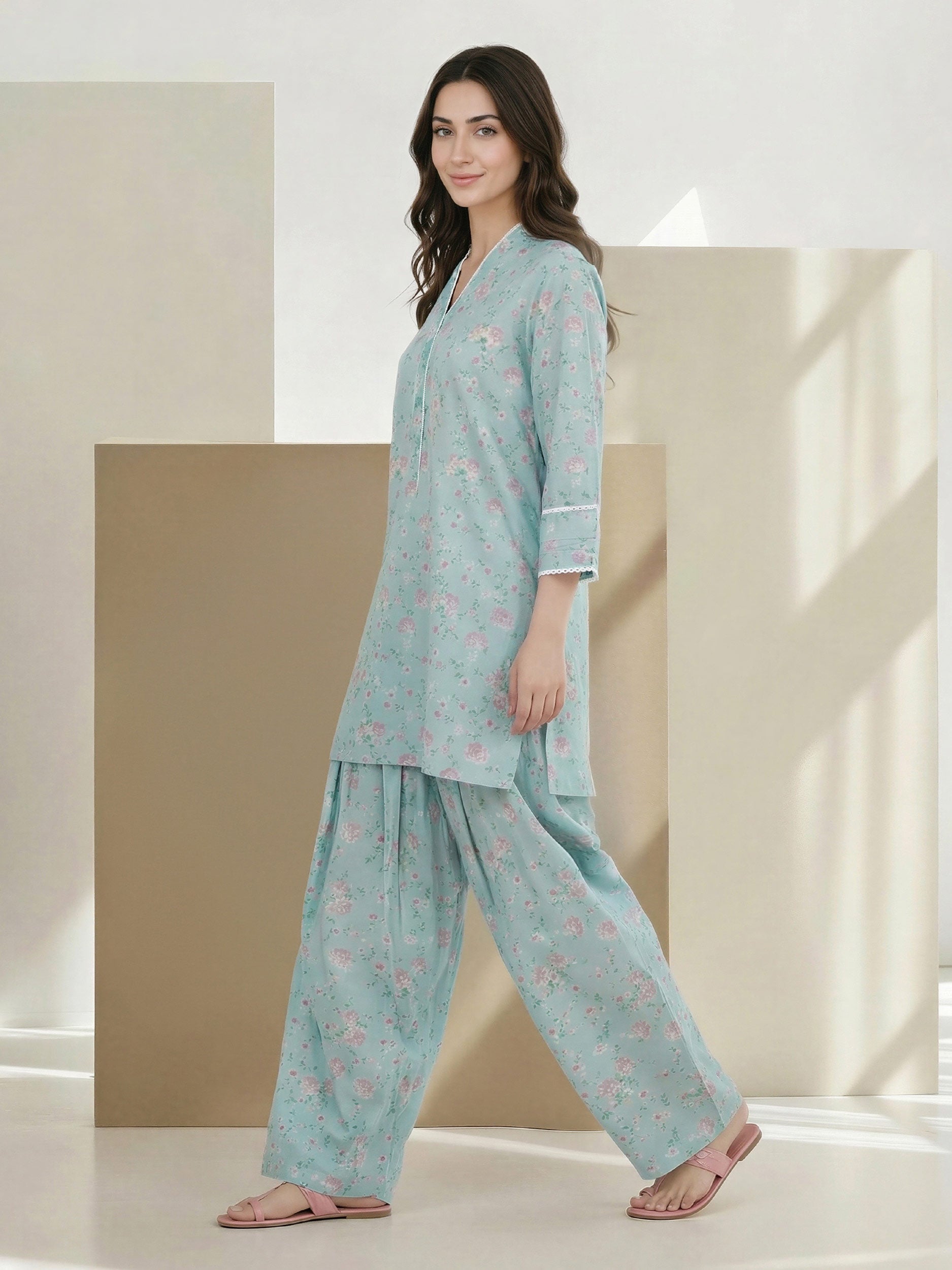 2 Piece Lawn Suit (Pret)