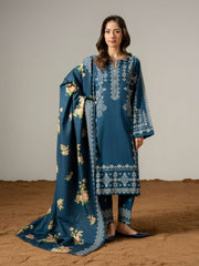 3 Piece Khaddar Suit (Pret)