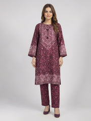 2 Piece Silk Suit- (Pret)