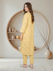 2 Piece Silk Suit- Embroidered (Pret)