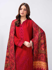 3 Piece Yarn Dyed Suit- Embroidered (Pret)