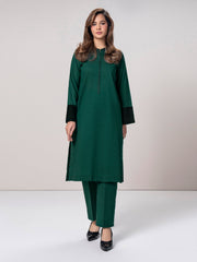 2 Piece Khaddar Suit- Embroidered (Pret)