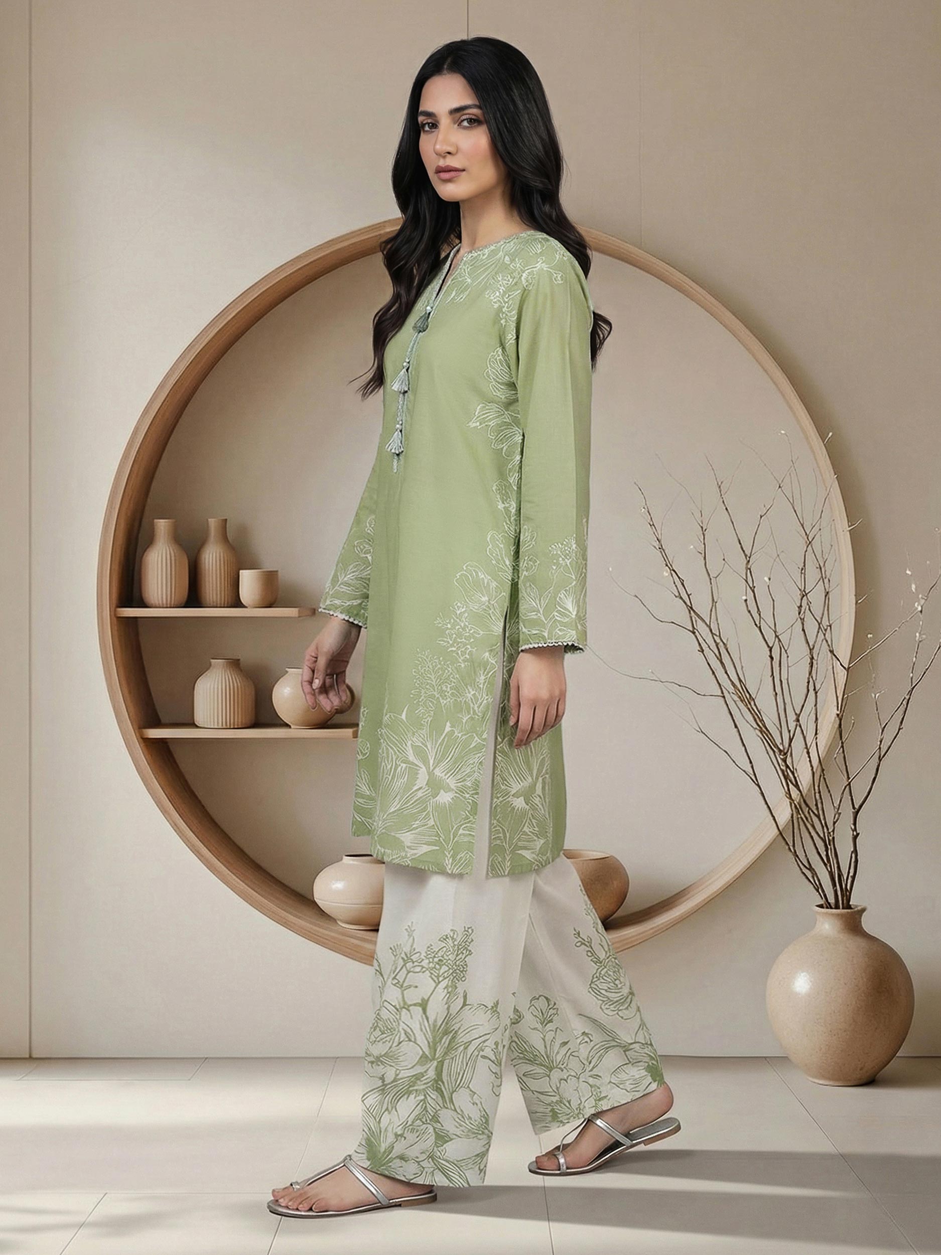 2 Piece Premium Lawn Suit (Pret)