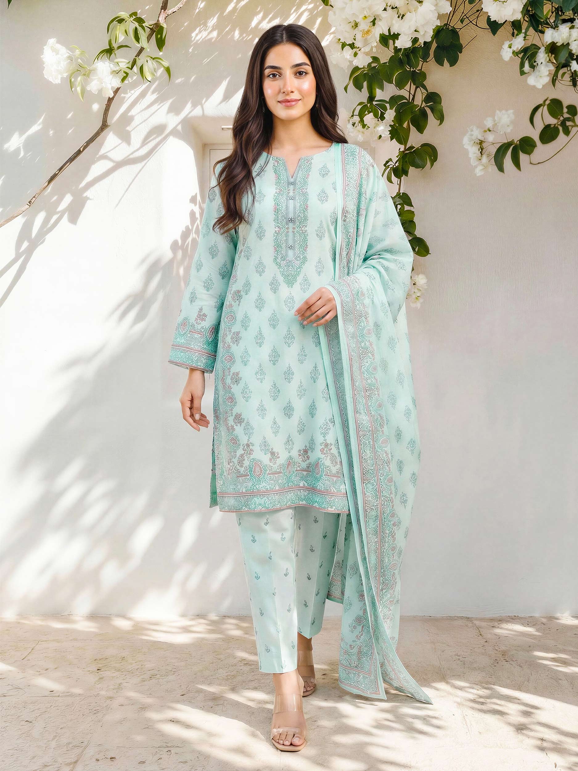 3 Piece Lawn Suit (Pret)