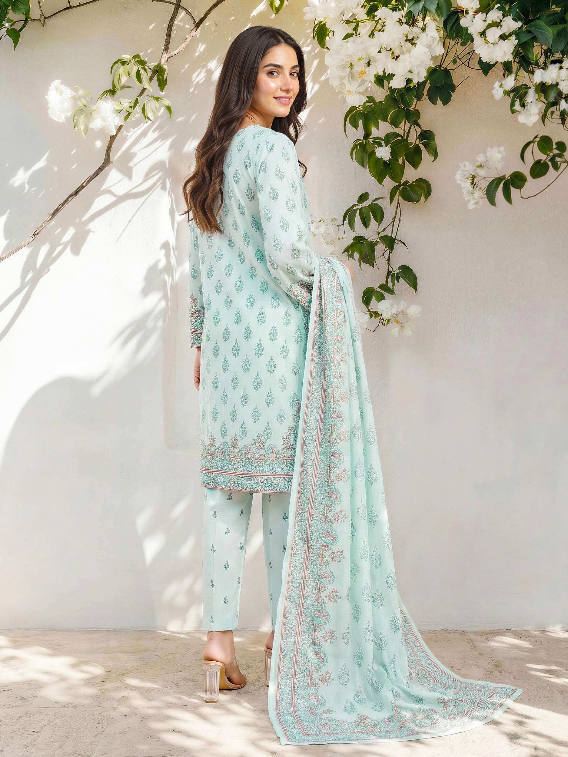 3 Piece Lawn Suit (Pret)