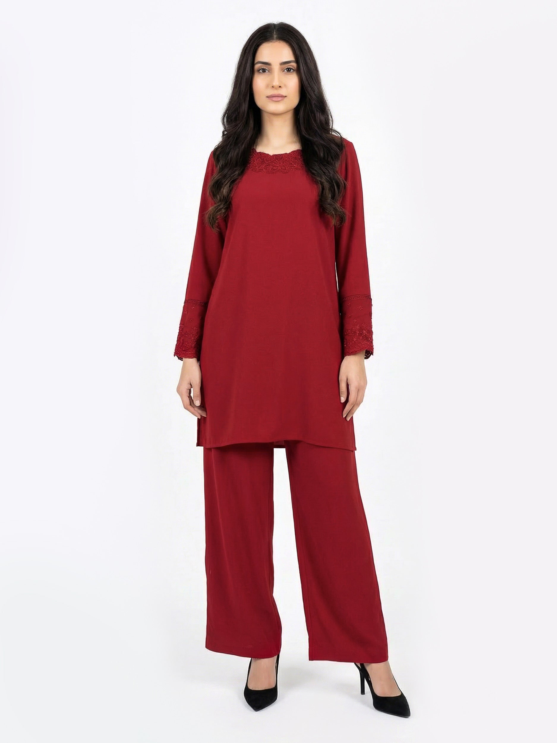 2 Piece Winter Grip Suit- Embroidered (Pret)