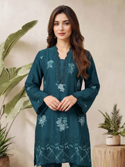 2 Piece Premium Silk Suit- Embroidered (Pret)