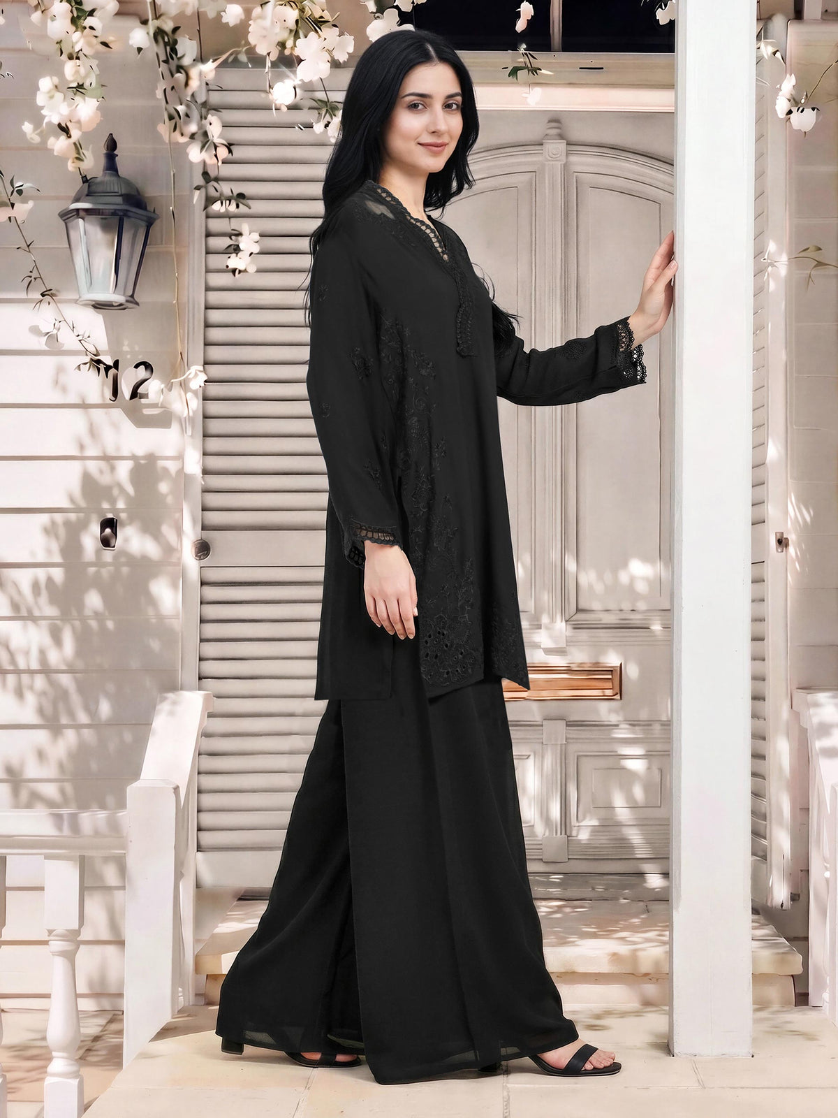 2 Piece Grip Suit- Embroidered (Pret)
