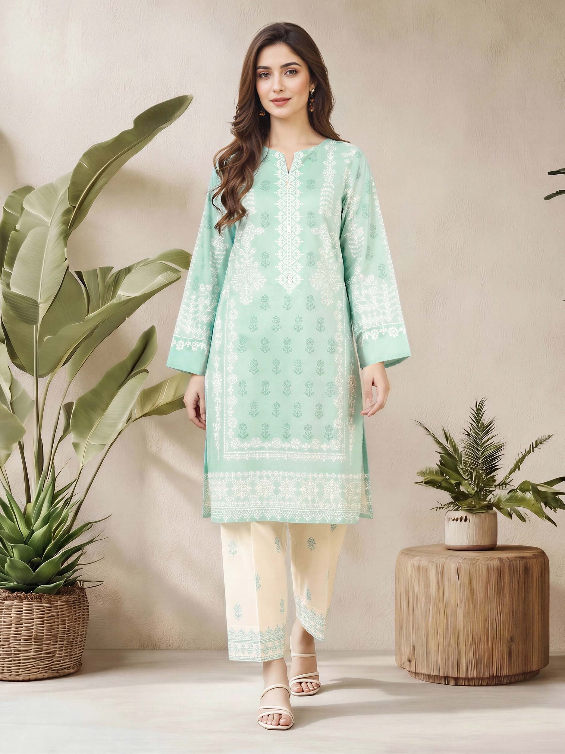2 Piece Lawn Suit (Pret)