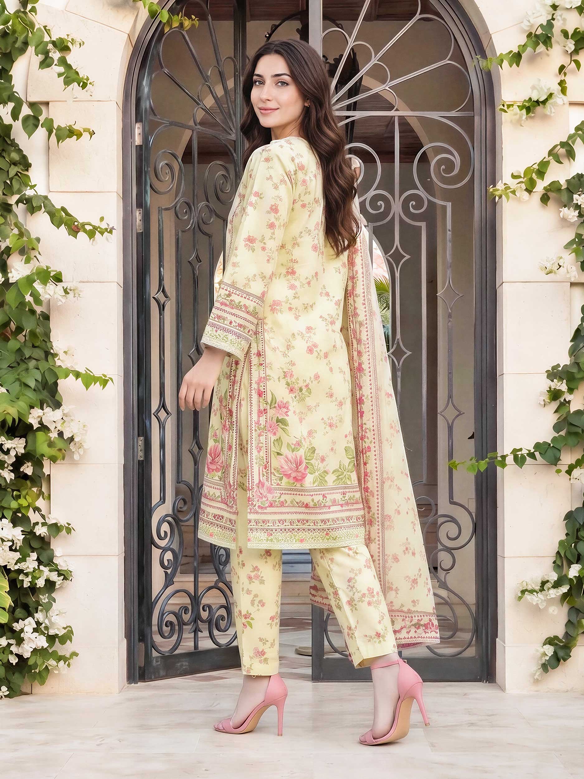 3 Piece Lawn Suit (Pret)