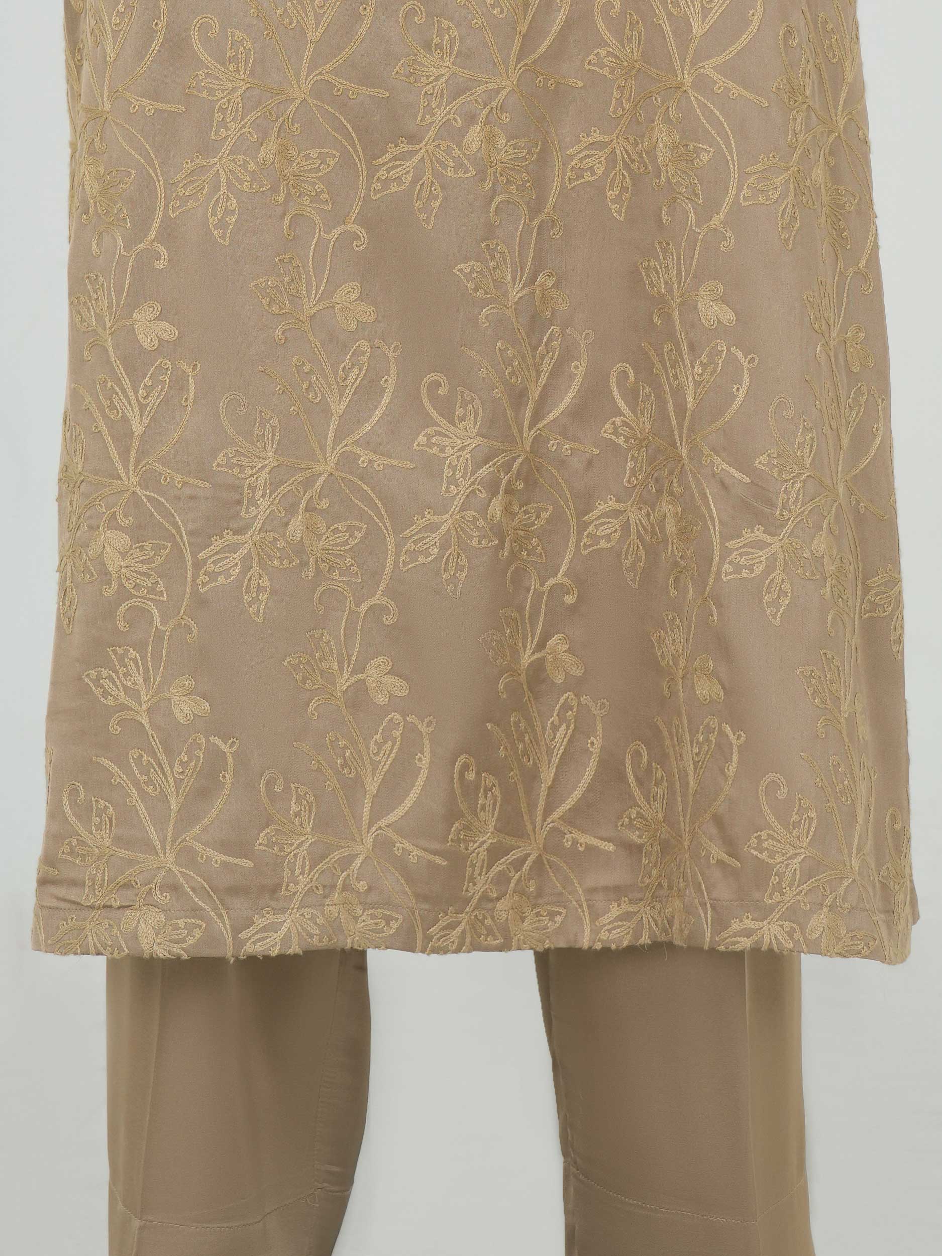 2 Piece Silk Suit- Embroidered (Pret)