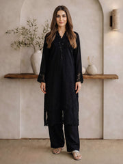 2 Piece Silk Suit- Embroidered (Pret)
