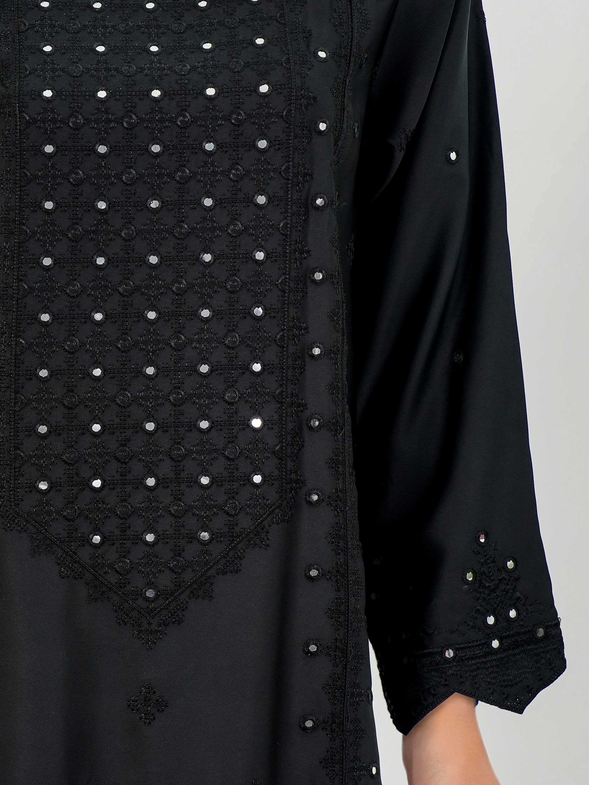 3 Piece Silk Suit- Embroidered (Pret)