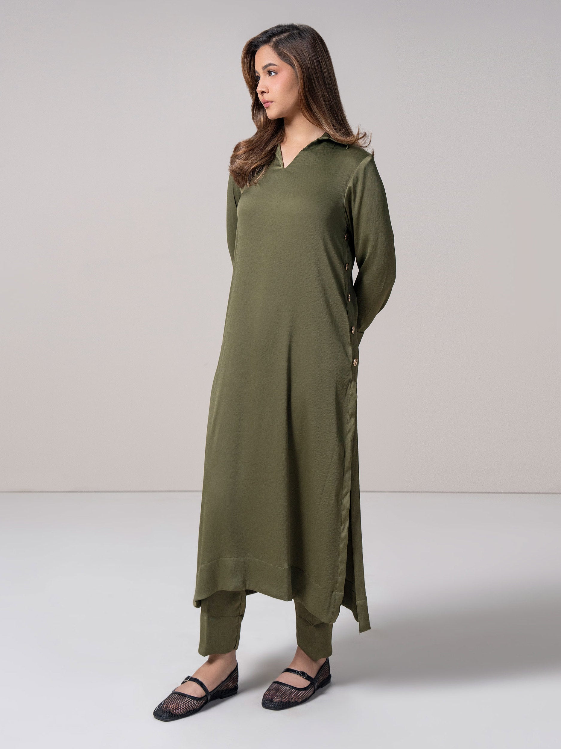 2 Piece Silk Suit (Pret)
