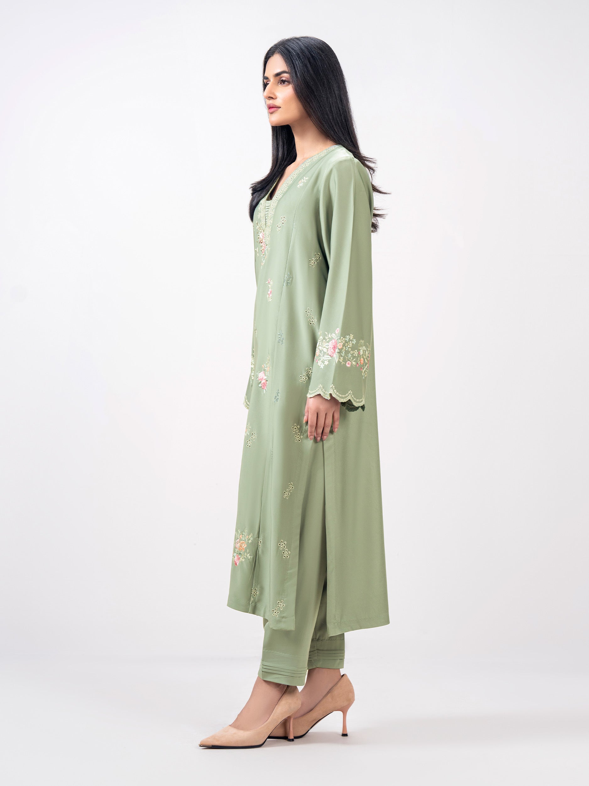 2 Piece Grip Suit- Embroidered (Pret)