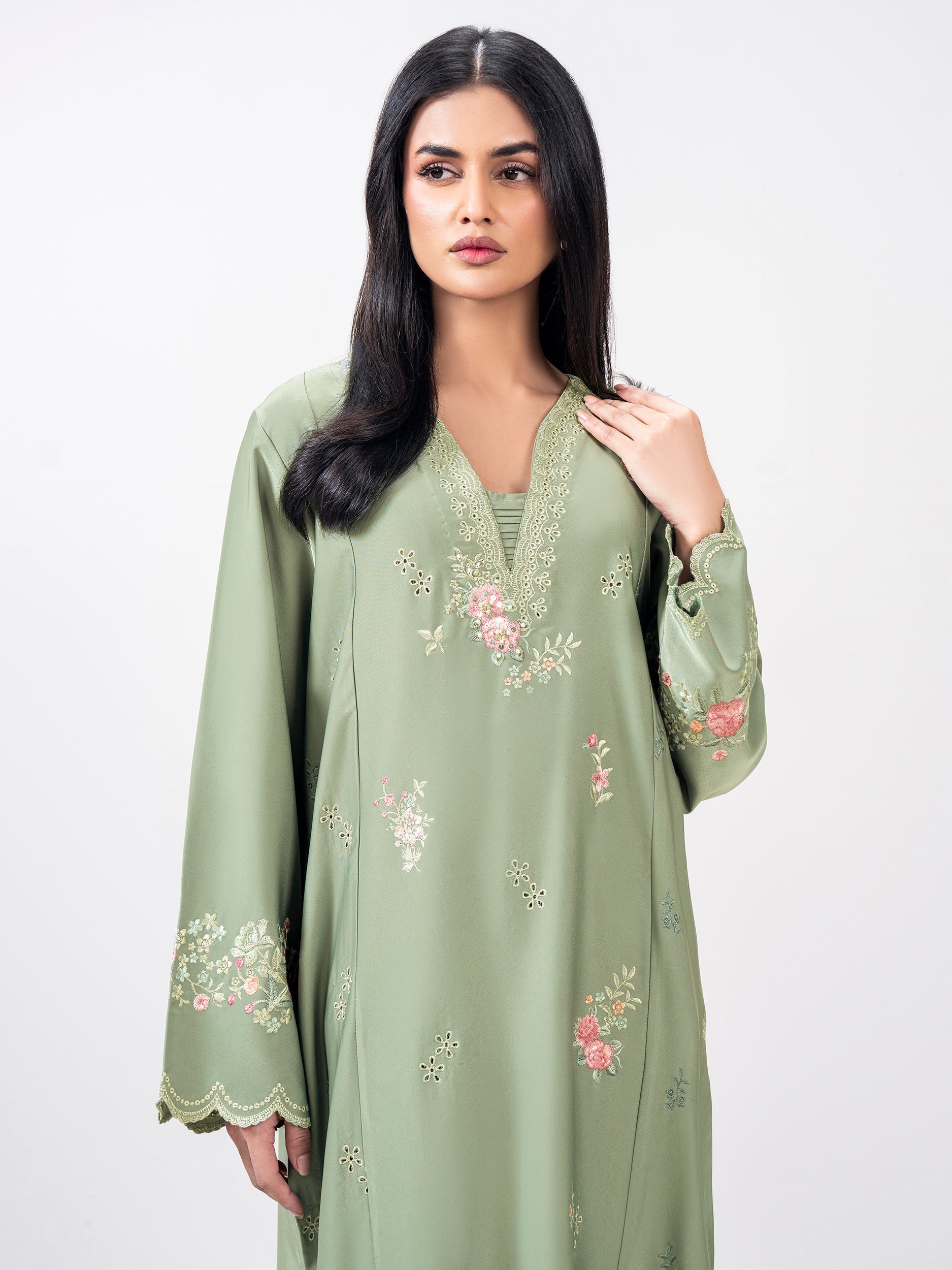2 Piece Grip Suit- Embroidered (Pret)