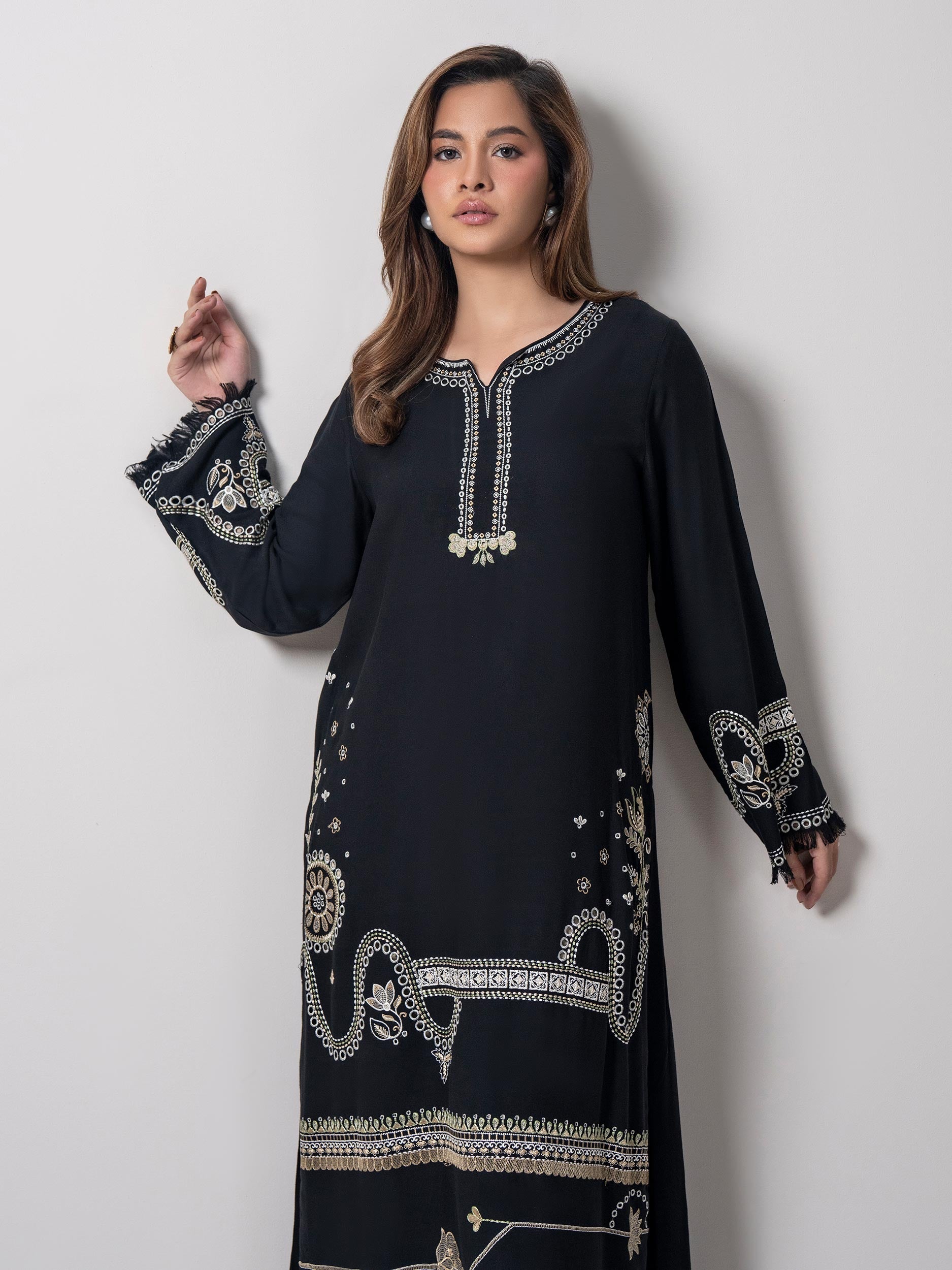 Marina Shirt- Embroidered ( Pret)