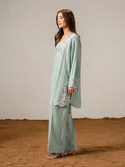 2 Piece Viscose Suit- Embroidered (Pret)