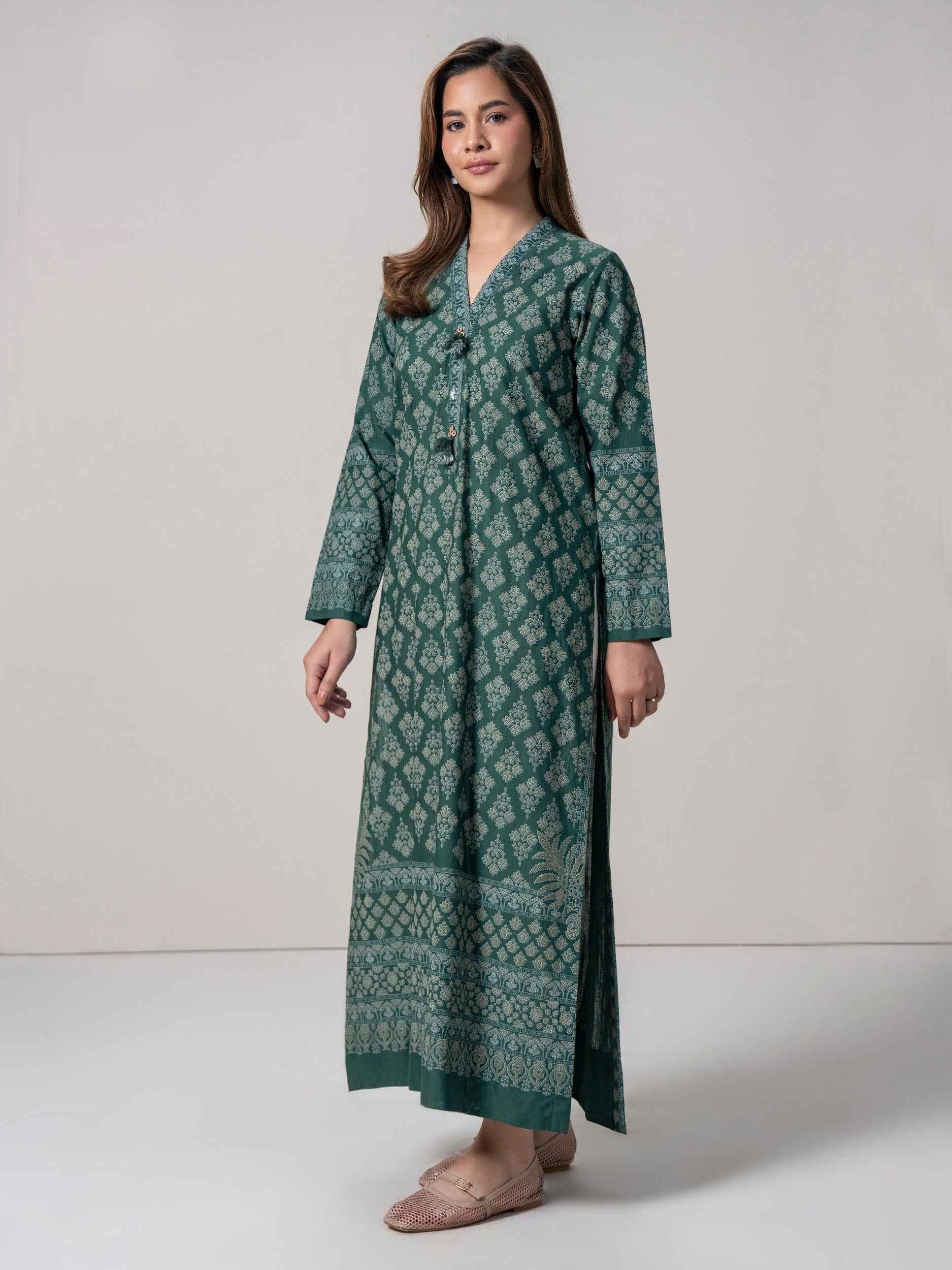 Slub Khaddar Shirt (Pret)