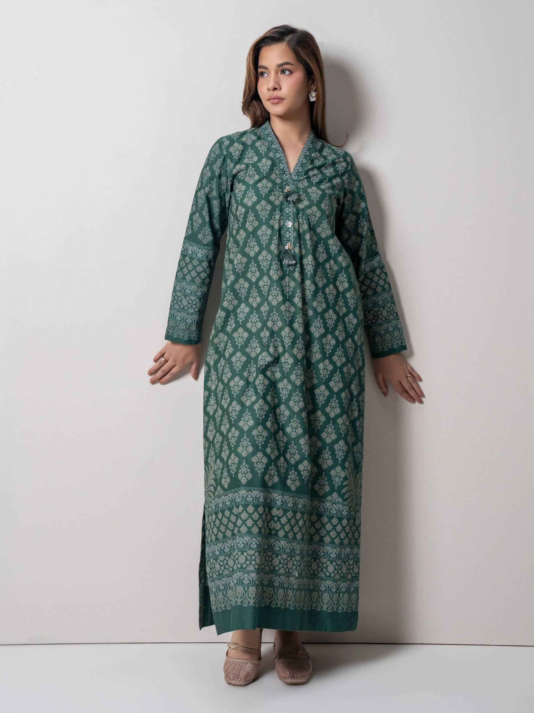 Slub Khaddar Shirt (Pret)
