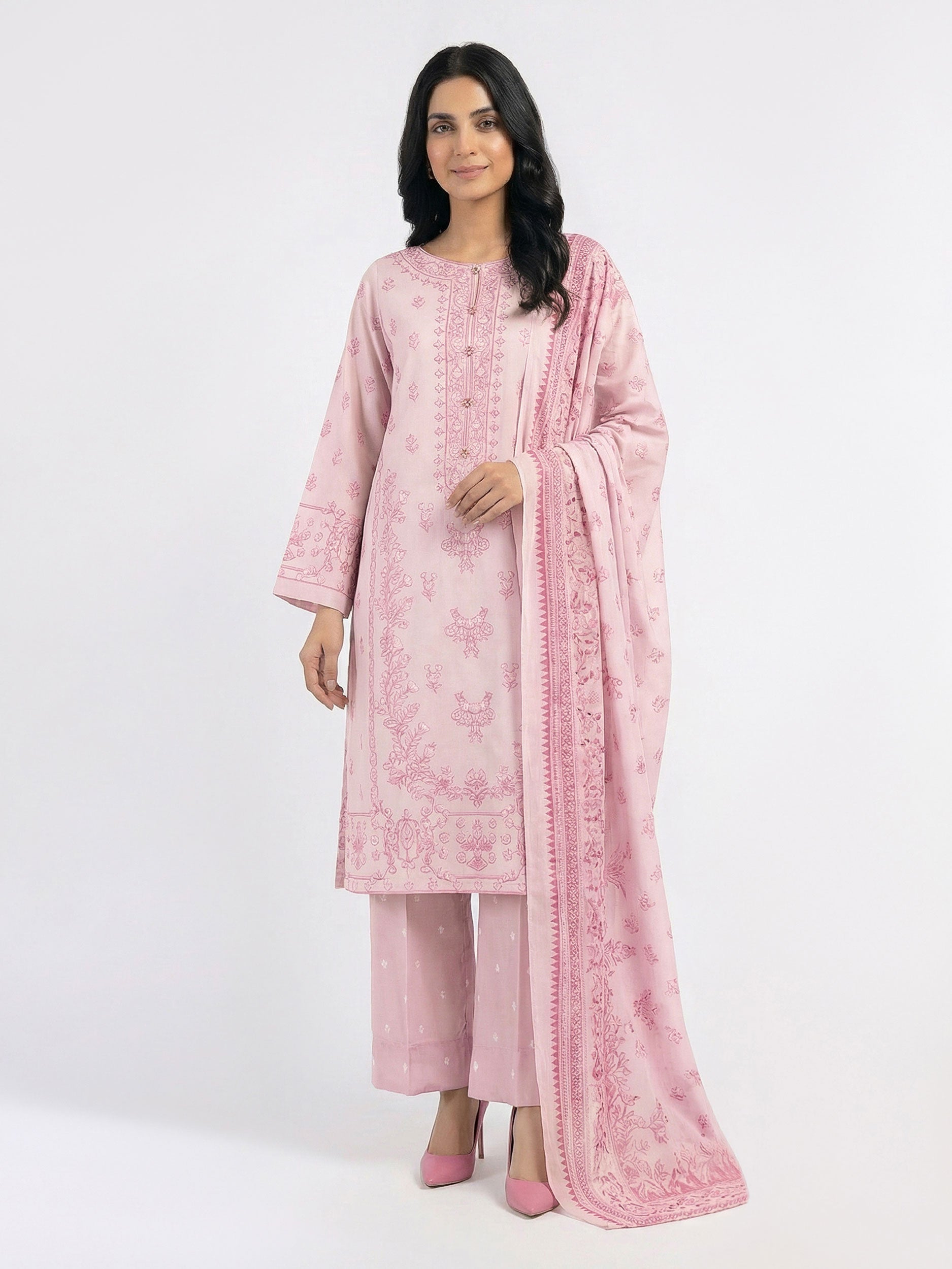 3 Piece Silk Suit (Pret)