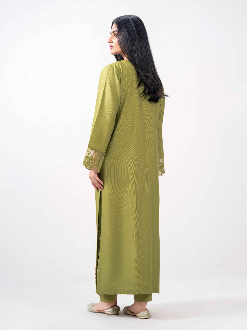 2 Slub Khaddar- Embroidered (Pret)