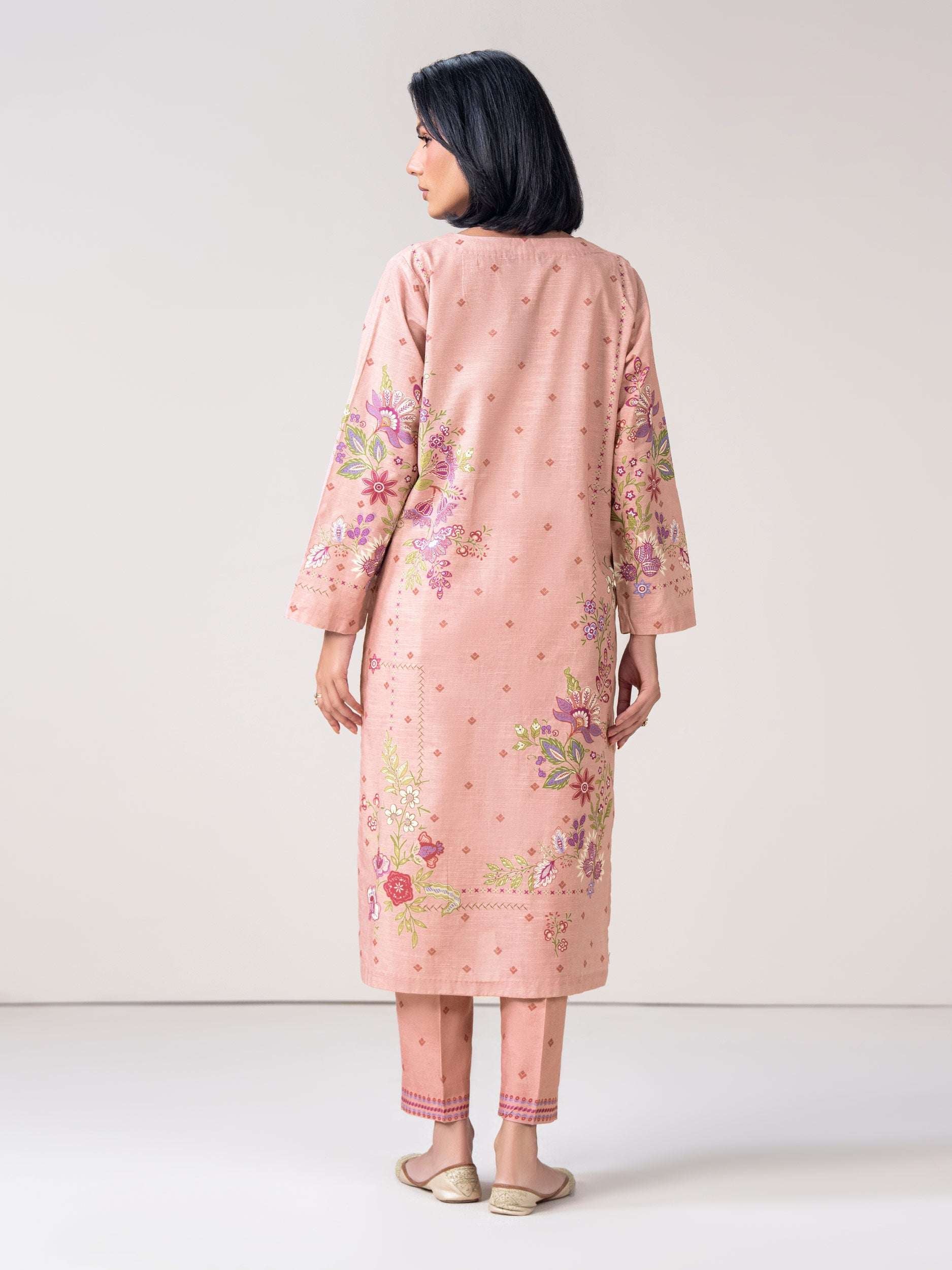 2-Piece Slub Khaddar Suit (Pret)