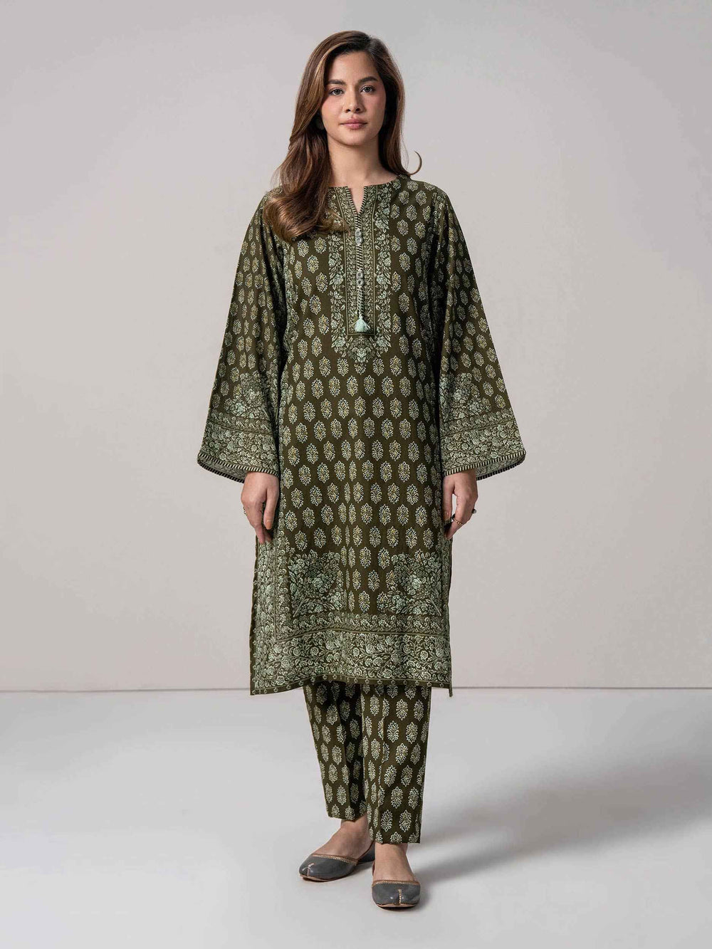 2 Piece Khaddar Suit (Pret)