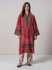 2 Piece Khaddar Suit- Embroidered(Pret)