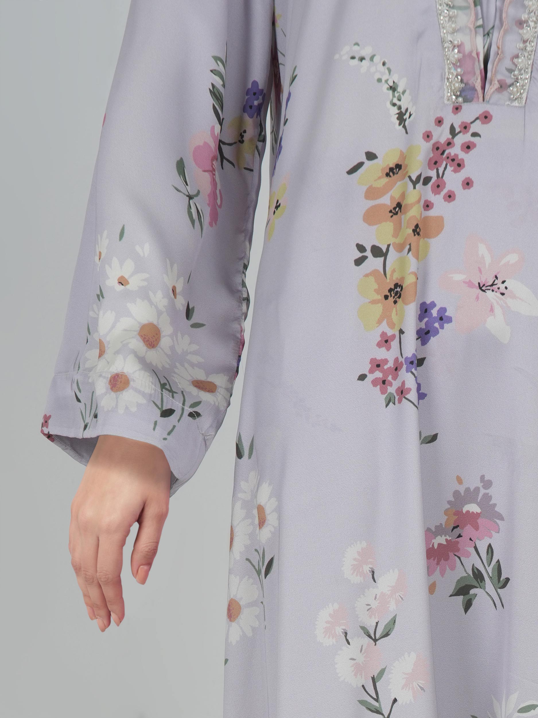2 Piece Silk Suit- Embroidered (Pret)