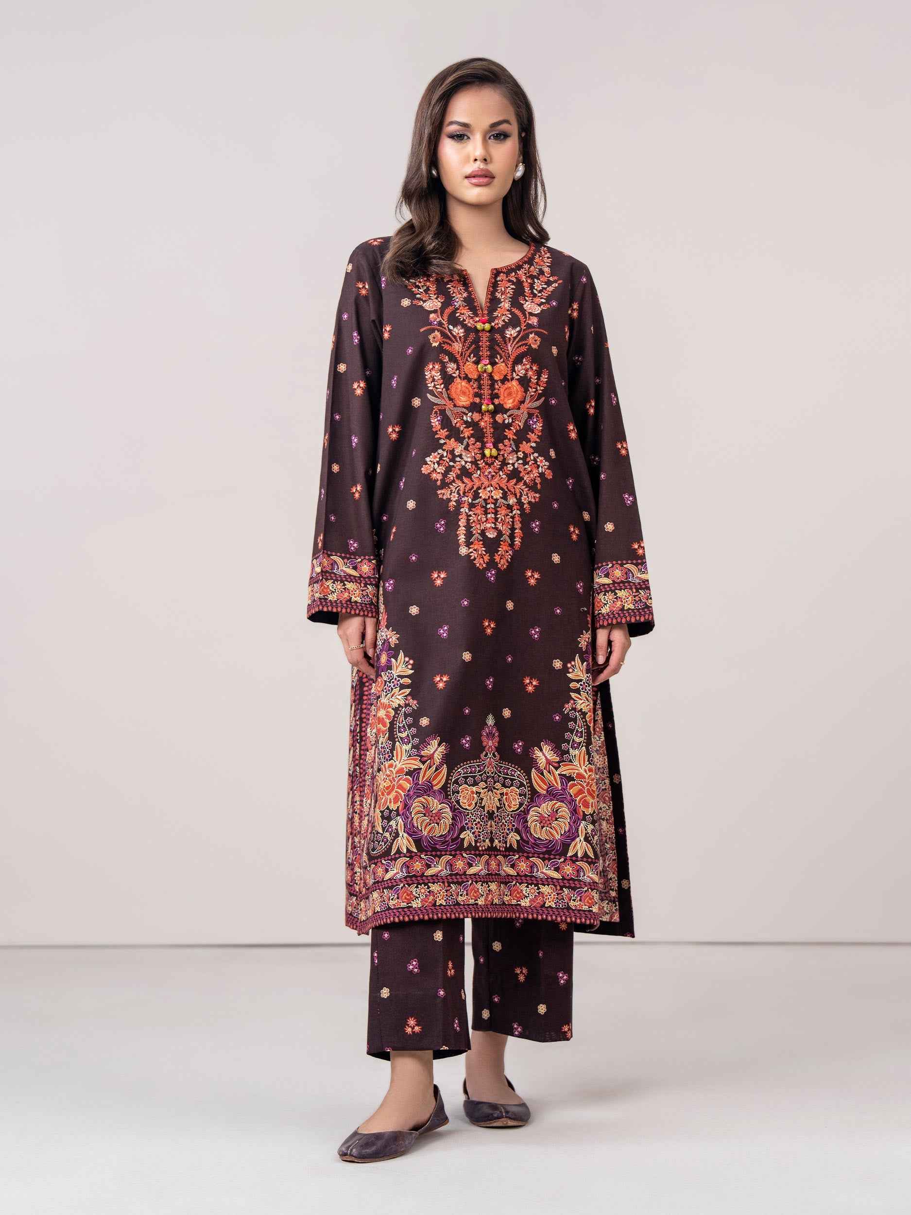 2 Piece Khaddar Suit (Pret)