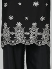 2 Piece Silk Suit- Embroidered (Pret)