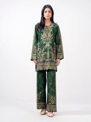 2 Piece Khaddar Suit- Embroidered (Pret)