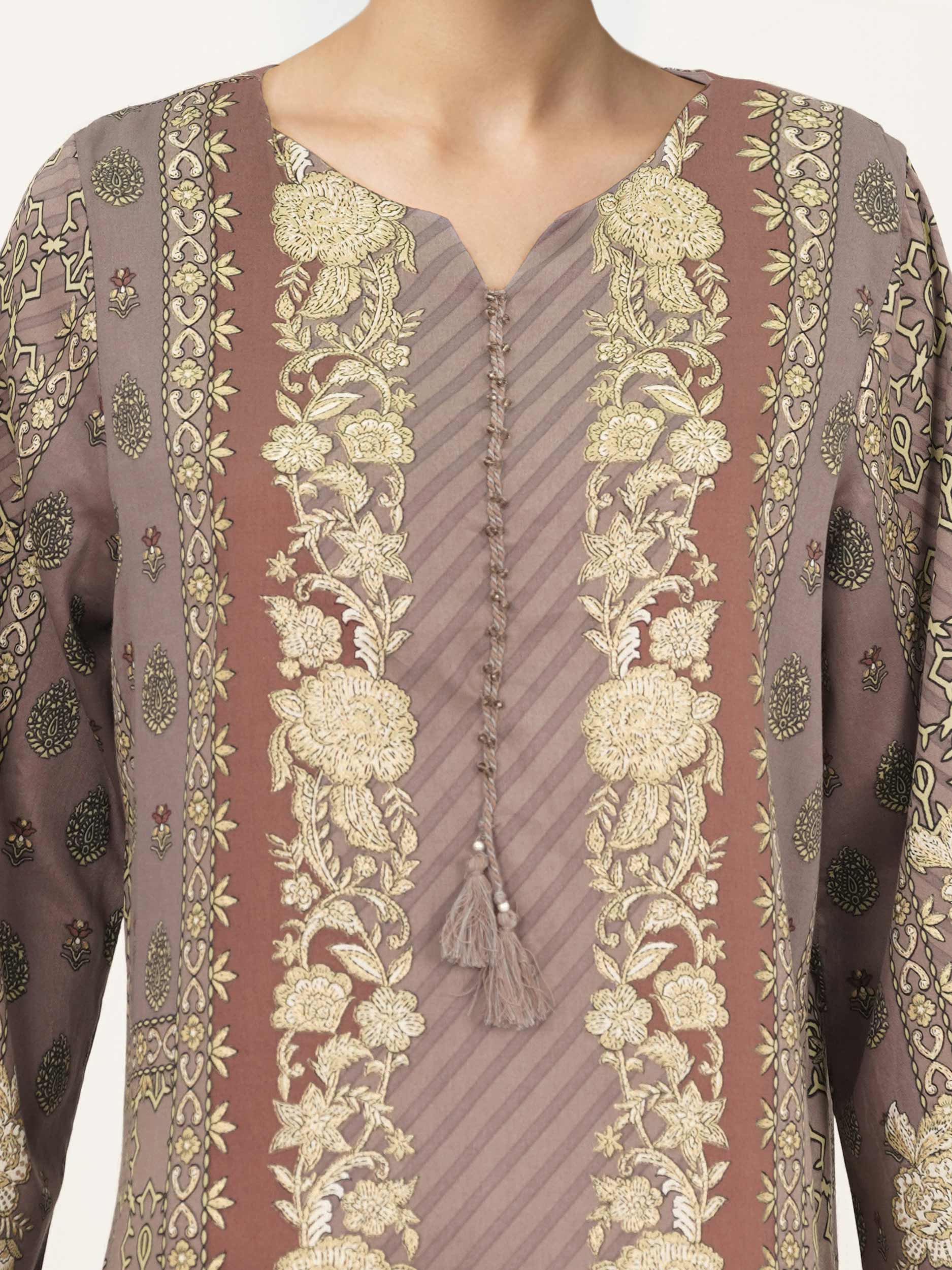 2 Piece Satin Suit (Pret)