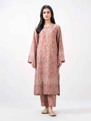 2 Piece Khaddar Suit- Embroidered (Pret)