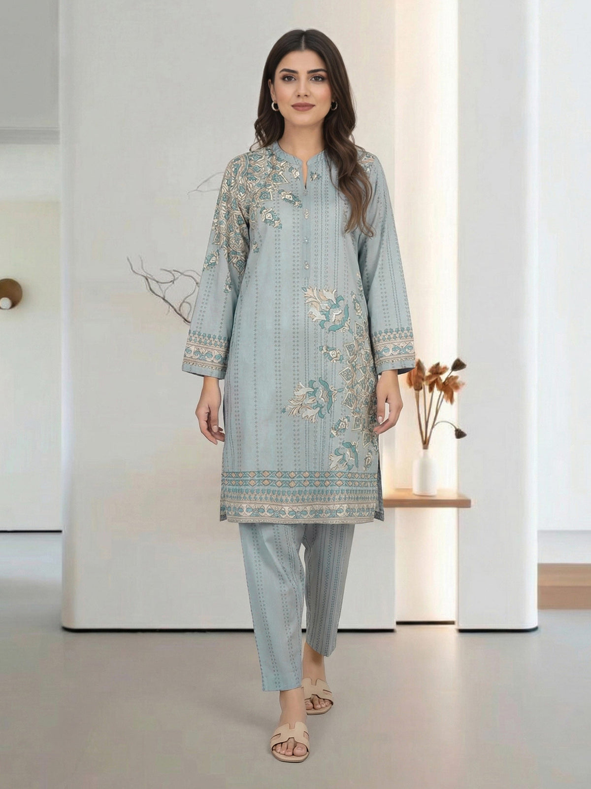 2 Piece Lawn Suit (Pret)